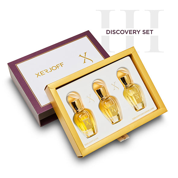 Xerjoff Discovery Set III - Naxos EDP + Alexandia II Parfum + Golden Dallah Parfum 3x15ml